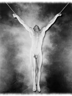 Nude Man hanged Nude Man hanged