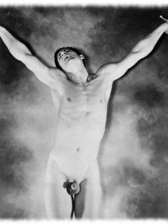 Nude Man hanged Nude Man hanged